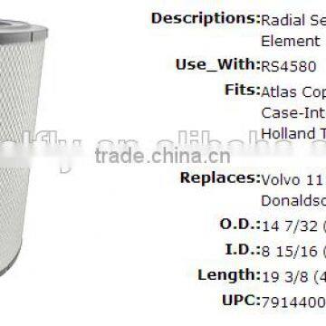 Secondary Air Filter RS4580 P781399 AF25897 LAF5974 11110218 10343996 CF23430 photo-3