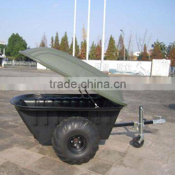 300kgs Capacity ATV Tow Behind Trailer 2 Wheel Rear Trailer for Amphibious Vehicle Accessary photo-6