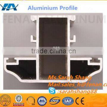 China Industrial 6063-T5 Extrusion Aluminum Anodized Sliver Wood Grain Profile for Kitchen Cabinet LED Strip