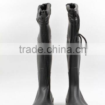 Fashion Gumboots With Lock,black Popular Pvc Safety Boots photo-3