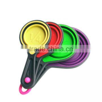 Promotion Factory Price Collapsible Silicone Homeware Measuring Cups photo-3