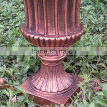 Classical Polyresin Bronze Outdoor Pots Flower Planter photo-4