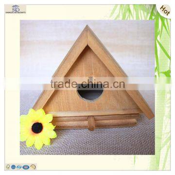 Sale Simple Elegant Kids Toy Small Wooden Bird Houses photo-3