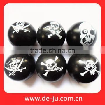 Skull Printed Halloween Bouncing Ball Printed Logo