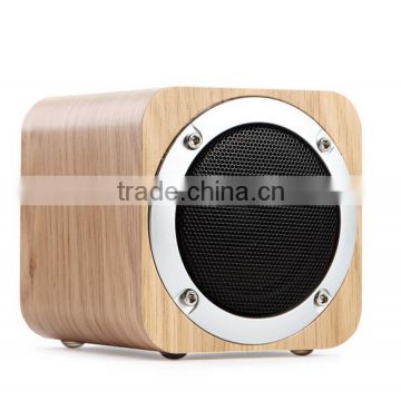 Customizable logo Portable mobile phone wooden Bluetooth speaker