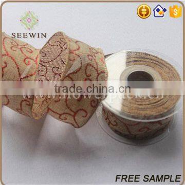 Wholesale Types of Linen Fabric Make Gift Ribbon photo-3