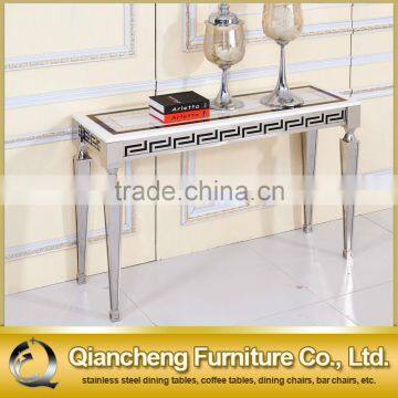Metal Italian Design Glass Console Table photo-2