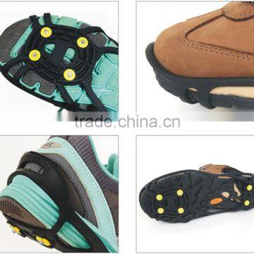 2016 New Design 6 Teeth Non-slip Silicone Crampons for Snow and Rain Weather photo-3