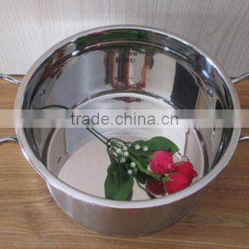 Stainless Steel Soup Pot With Right Angle photo-5