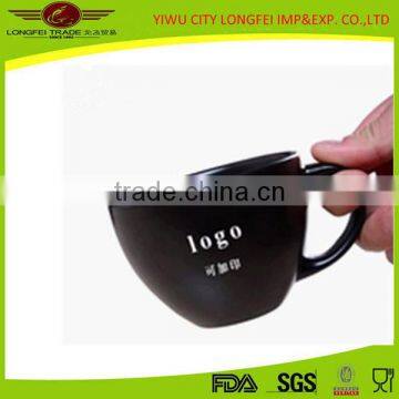 customized chinese supplier hot selling black ceramic coffee mug wholesale