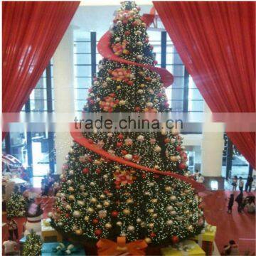 SJ2017500121 4m indoor xmas tree artificial plastic colorful christmas tree for christmas festival