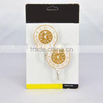 2pc New Design Clock Shape Plastic Hook photo-2
