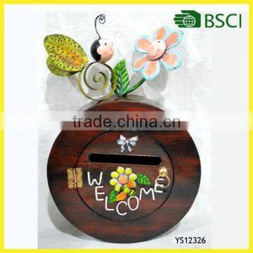 YS 12326 Metal handicraft rounded mailbox