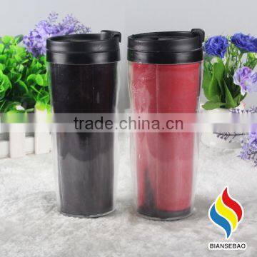 Reusable Plastic Bubble Tea Cup Paper Insert Travel Cup photo-4