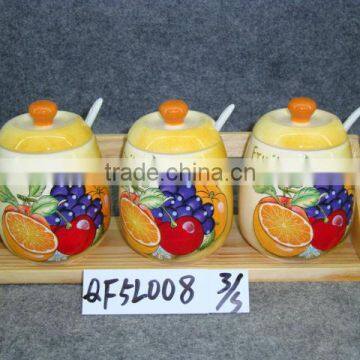 ceramic tea sugar coffee canisters