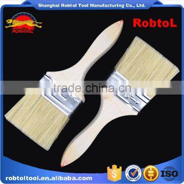 3" Wall Paint Brush Wood Handle Natural Synthetic Bristle Blend Filament photo-6