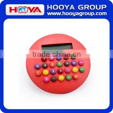 Creative Suitable for Gifts and Premiums Calculator Round Hamburger Calculator With Coloured Buttons photo-3