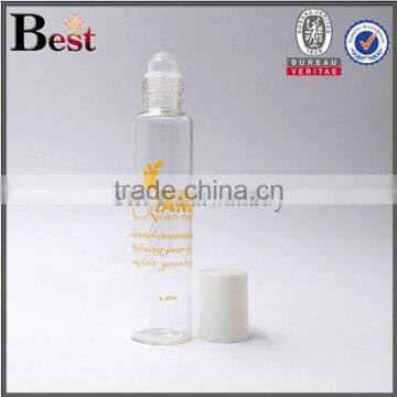 Cosmetics Hot Products Different Size Silk Screen Printing Clear Roll on Glass Bottle Tube Perfume Essential Oil Roll Bottle photo-3