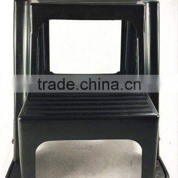 2-Step Plastic Stool With Non-Slip Step Treads, Double Step Stool photo-4