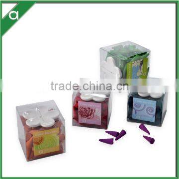 Wholesale Colorful Incense Cone With Ceramic Holder photo-2
