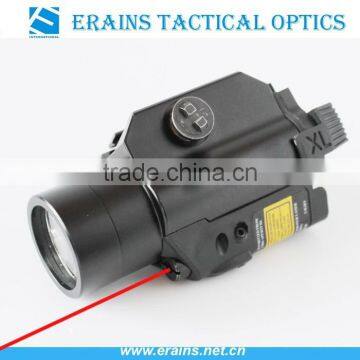 Erains TAC Optics Military Standard Cree 5mW Red Laser Sight 225 Lumens LED Flashlight Tactical Laser LED Flashlight Combo