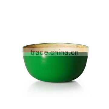 Hot sale color printed bamboo salad bowl decorated bowl kitchenware products