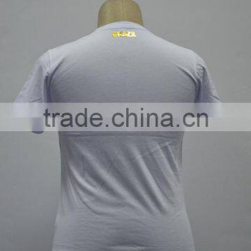OEM High Quality Short Sleeve 95 Organic Cotton 5 Elastane t Shirt photo-2