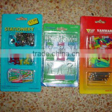 1 Dollar Store Stationary Yiwu Product Cheap Stationary set Clips