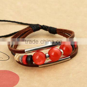 Wholesale Fashion Bead Braid Girls Hand Bracelet photo-2