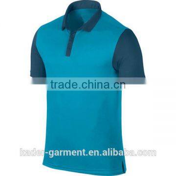 Wholesale China Color Contrast Golf Polo Shirt, Mens Polo T Shirt photo-5