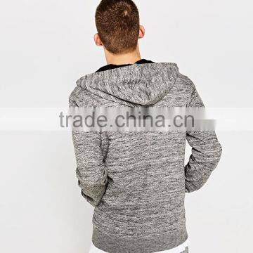 Wholesale Fashion Hoodies/ Custom Men Grey Hoody/bulk Blank Hoodies Factory photo-5