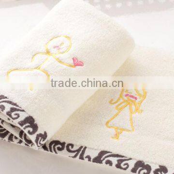 High Quality Customized 100% Cotton Wholesale Face Towel for Couple /wedding Gift