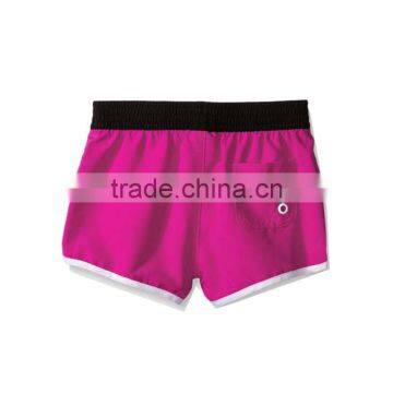 Wholesale Cheap Beach Short Girl 100% Polyester Swim Short Custom photo-2