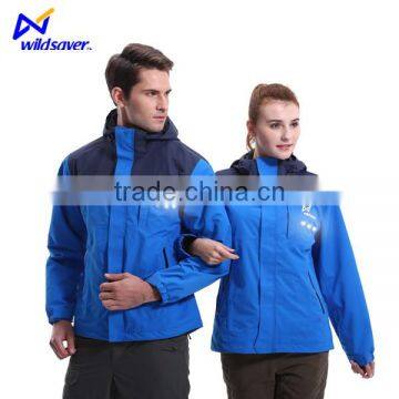 Outdoor Sports Wear Shining Cheap Windbreaker With Led Light photo-6