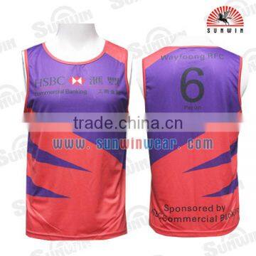 Custom men reversible wholesale blank basketball jerseys