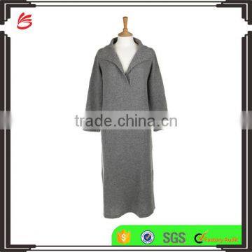 High Quality Comfortable Wearing Grey Colored Women Cashmere Jumper Lounger