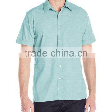 Men's Stripe Texture Shirt With Chest Pocket photo-3