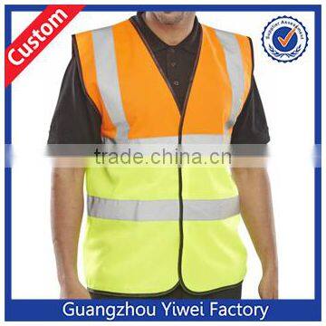 High Visibility Reflective Mesh Workwear Waistcoat Clothing