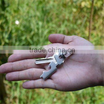 2016 New Arrival 8 In 1 Stainless Key Ring Hanging Buckle Multifunctional Tool Outdoor Survive Hot Sale photo-6