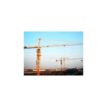 Steel Topkit Tower Crane For Large Goods Yard / Bridges 200m , Q345B , TC7013-12