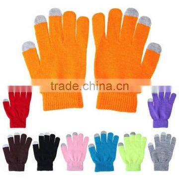 2016 Hot Selling Fashion Warm Wholesale Touch Gloves for All Smart Mobilephone and Tablet PC