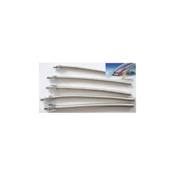 interlocked small bore Stainless Steel flexible Conduit,small bore flexible stainless steel conduit conduit fittings for thermal coupler sensor machine control panel