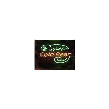 20w Rated Power Neon Beer Signs Easy to be installed metal bracket or pulling chains