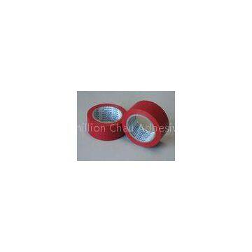 Red Adhesive Floor Marking Tape PVC Film Thickness 0.5MM For Pipe Wrapping
