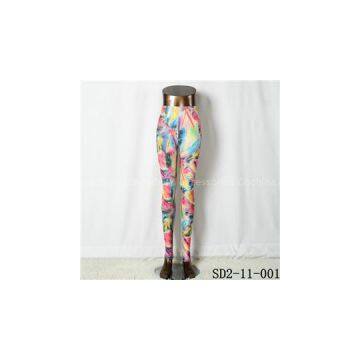 SD2-11-001 Latest Fashion Fashion Knit Starry-sky Print Slim Leggings