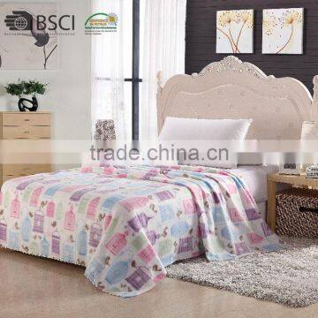 wholesale queen size new french style elegant bedroom polar fleece bed set