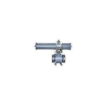 DN15 - 500 Nominal Dia Metal Seated Ball Valve , Flange Connection Shut Off Water Valve