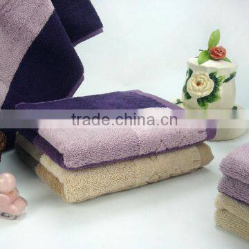 100% cotton yarn-dyed bath towel