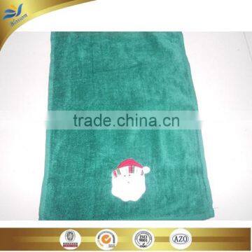 china supplier wholesale super cheap cartoon santa characters embroidered cotton bath towel kids towels 60 cm *120 cm