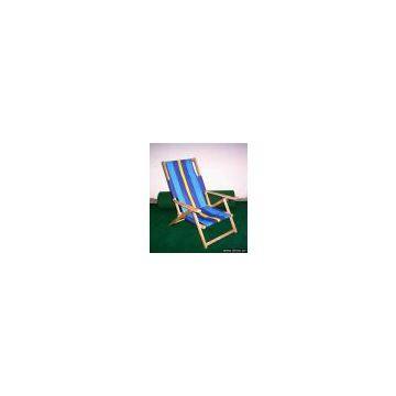 Wooden Beach Chair (With Armrest)